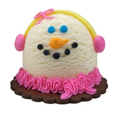 Baskin-Robbins Mini Snow Woman
